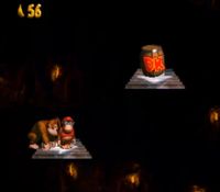 une photo d'Ã©cran de Donkey Kong Country sur Nintendo Super Nes